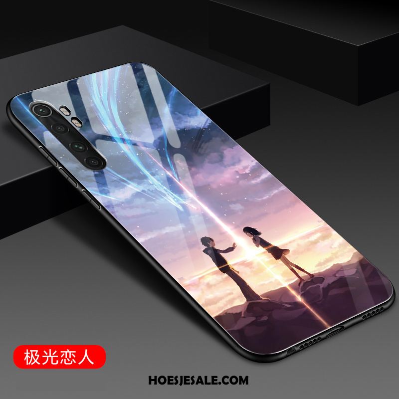 Xiaomi Mi Note 10 Lite Hoesje Blauw Lovers Anti-fall Hoes Jeugd Aanbiedingen