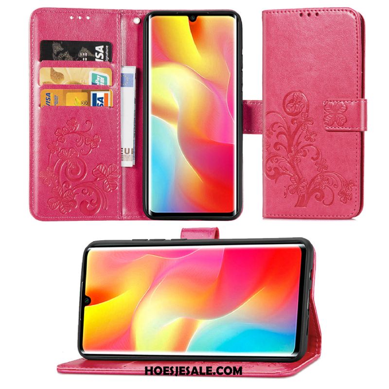 Xiaomi Mi Note 10 Lite Hoesje Clamshell Rood Mobiele Telefoon Leren Etui Jeugd Kopen