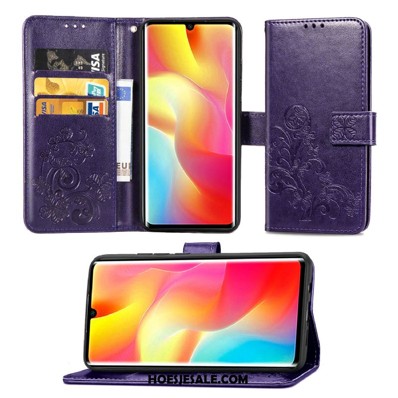 Xiaomi Mi Note 10 Lite Hoesje Clamshell Rood Mobiele Telefoon Leren Etui Jeugd Kopen