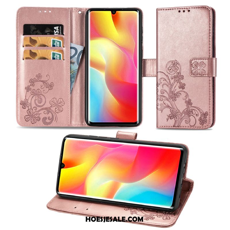 Xiaomi Mi Note 10 Lite Hoesje Clamshell Rood Mobiele Telefoon Leren Etui Jeugd Kopen