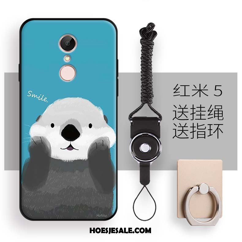 Xiaomi Redmi 5 Hoesje Anti-fall Dierlijk Mobiele Telefoon Rood Siliconen Kopen