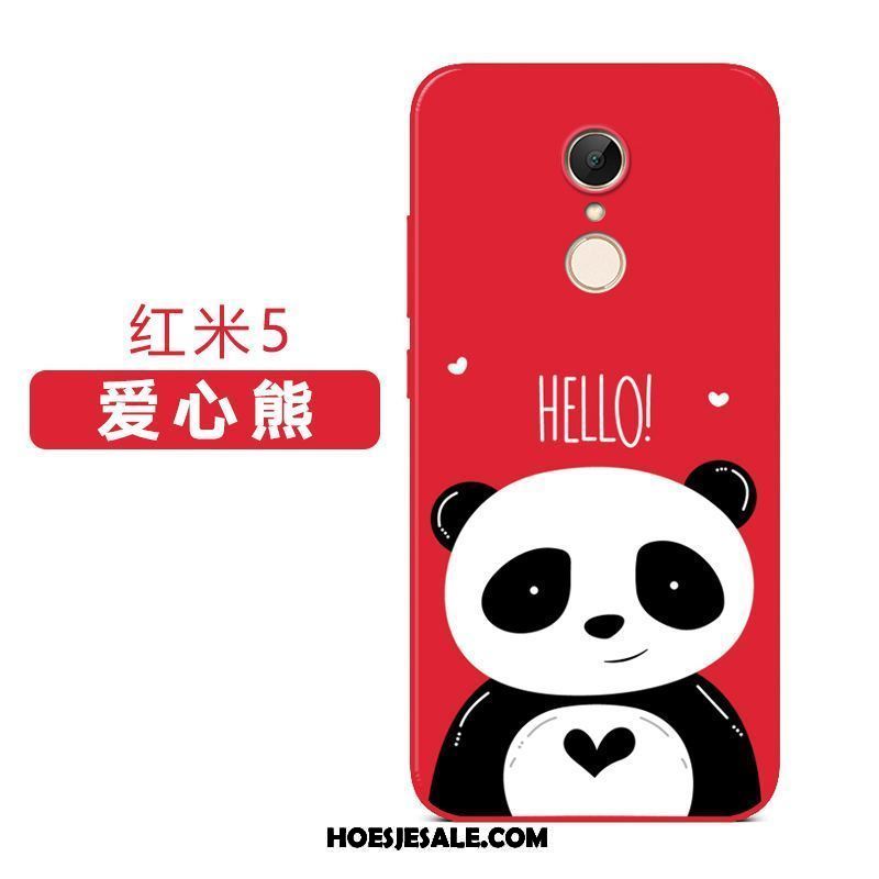 Xiaomi Redmi 5 Hoesje Mobiele Telefoon Hoes Zacht All Inclusive Rood Korting