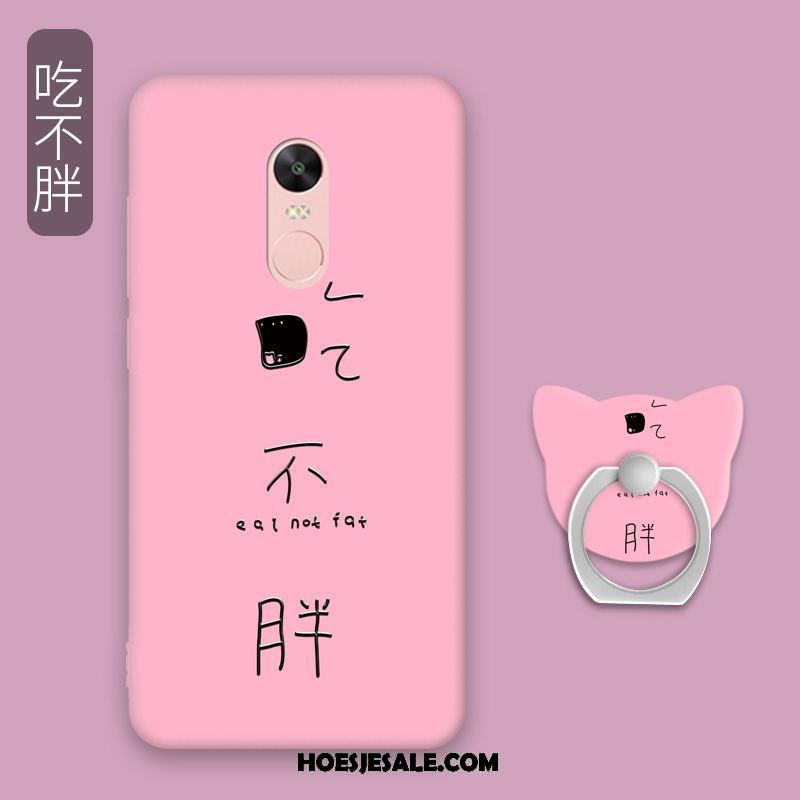 Xiaomi Redmi 5 Hoesje Pu Rood Mini Zacht Klittenband