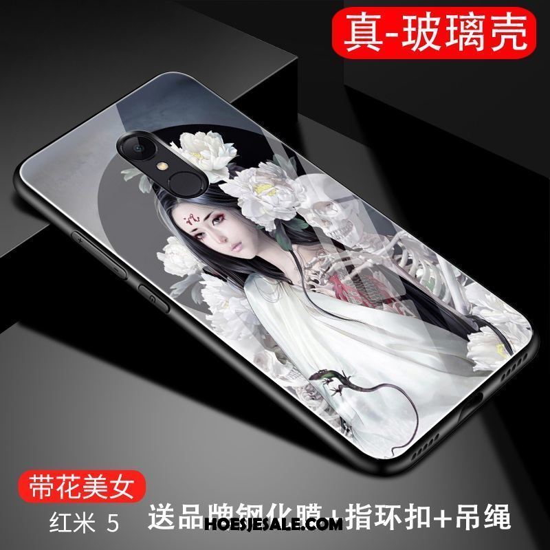 Xiaomi Redmi 5 Hoesje Rood Glas Bescherming Hoes Pu Kopen