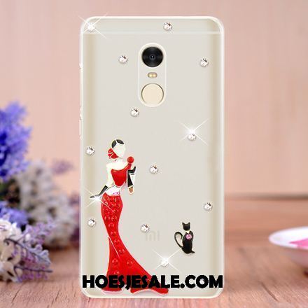Xiaomi Redmi 5 Hoesje Rood Goud Bescherming Hanger Trend Online