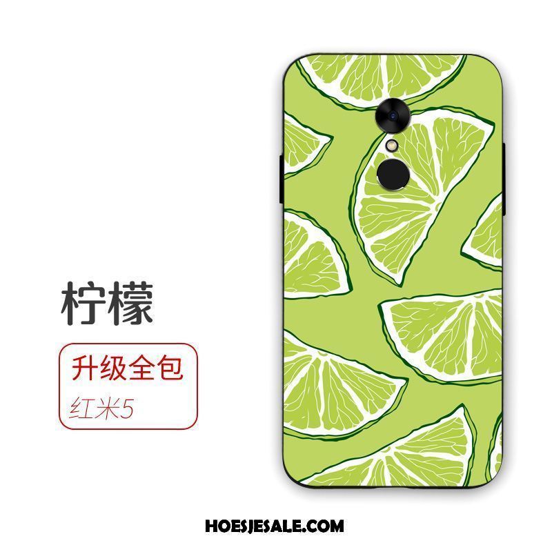 Xiaomi Redmi 5 Hoesje Vers Siliconen Fruit Hanger Mobiele Telefoon Winkel