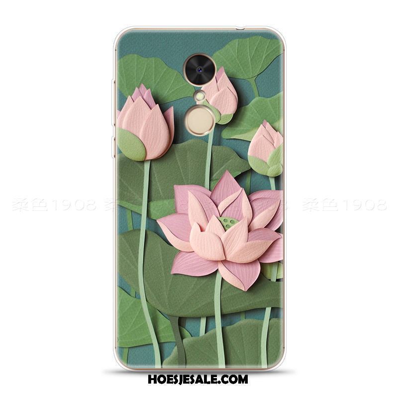 Xiaomi Redmi 5 Hoesje Zacht Chinese Stijl Kunst Driedimensionaal Bloemen Online