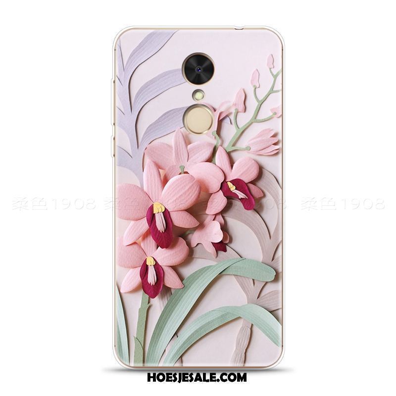 Xiaomi Redmi 5 Hoesje Zacht Chinese Stijl Kunst Driedimensionaal Bloemen Online