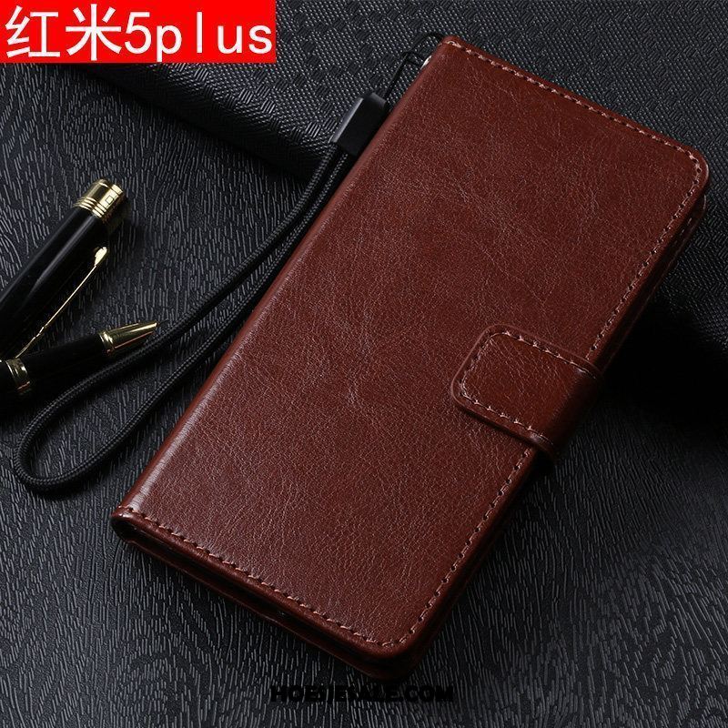 Xiaomi Redmi 5 Plus Hoesje All Inclusive Hoes Leren Etui Folio Mobiele Telefoon Sale