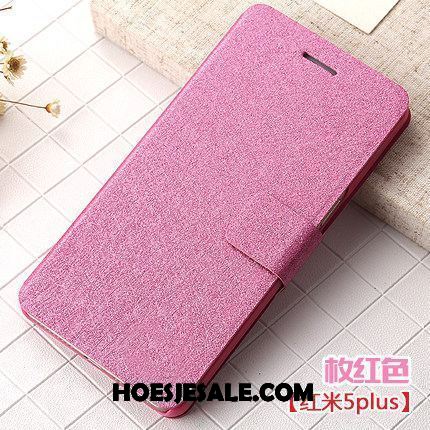 Xiaomi Redmi 5 Plus Hoesje Hoes Folio Anti-fall Roze Nieuw Sale