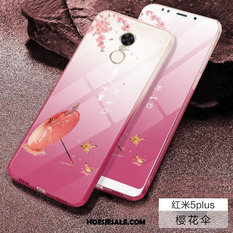 Xiaomi Redmi 5 Plus Hoesje Mobiele Telefoon Rood Scheppend Hoes Schrobben Aanbiedingen