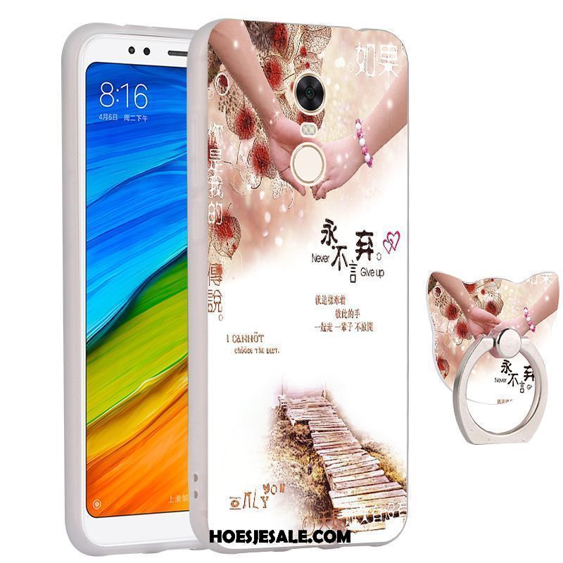 Xiaomi Redmi 5 Plus Hoesje Reliëf Anti-fall Zacht Mini Bescherming