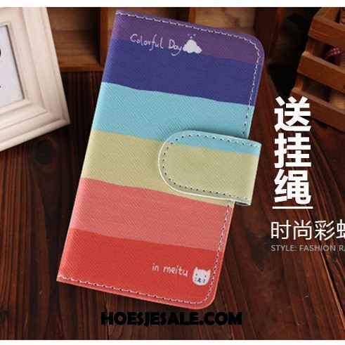 Xiaomi Redmi 5 Plus Hoesje Rood Hanger Anti-fall Mobiele Telefoon Leren Etui Korting