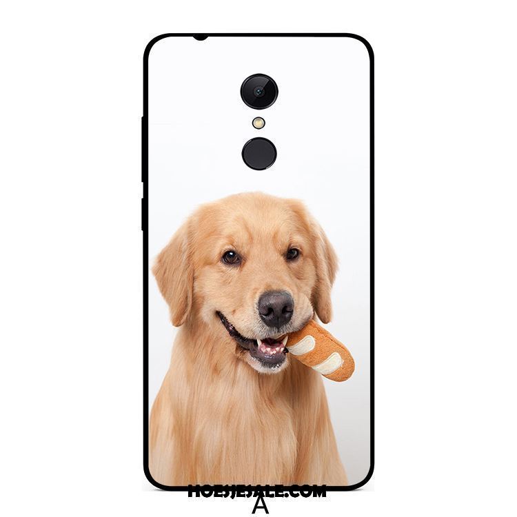 Xiaomi Redmi 5 Plus Hoesje Rood Hond Wit Anti-fall All Inclusive Sale