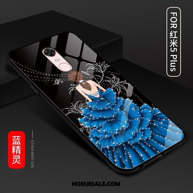 Xiaomi Redmi 5 Plus Hoesje Siliconen Glas Zacht All Inclusive Rood Online