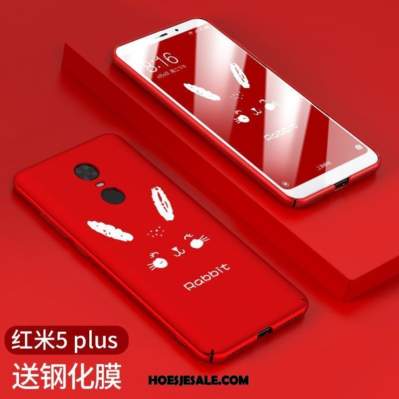 Xiaomi Redmi 5 Plus Hoesje Spotprent Siliconen Hanger Rood Mooie Aanbiedingen
