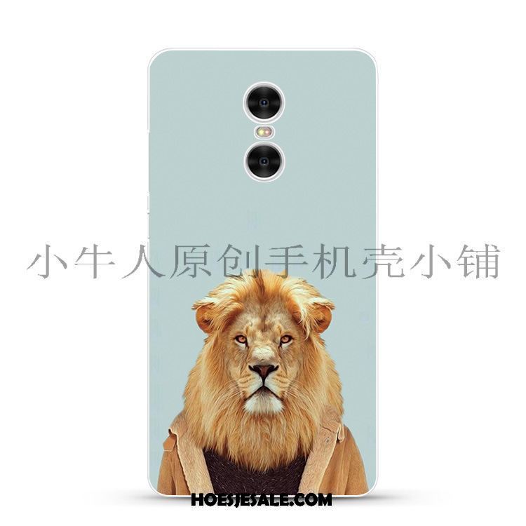 Xiaomi Redmi 5 Plus Hoesje Zacht Rood Mobiele Telefoon Leeuw Kunst Sale