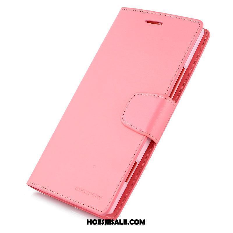 Xiaomi Redmi 6 Hoesje Bescherming All Inclusive Siliconen Leren Etui Wijnrood Sale