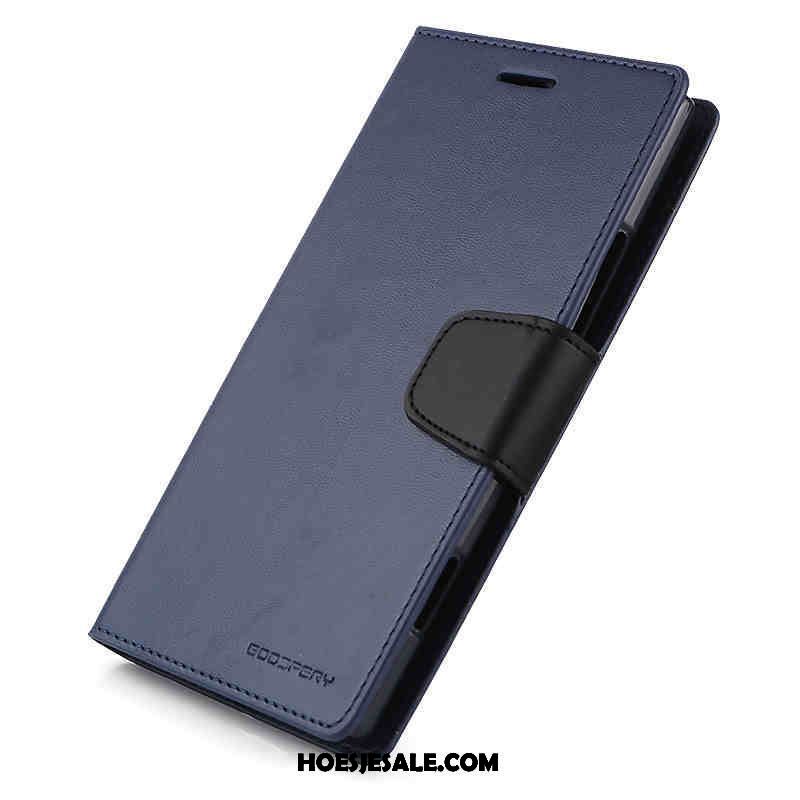 Xiaomi Redmi 6 Hoesje Bescherming All Inclusive Siliconen Leren Etui Wijnrood Sale