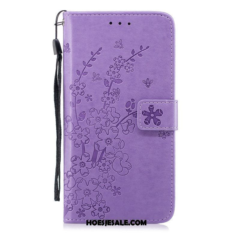 Xiaomi Redmi 6 Hoesje Hoes Leren Etui Prunus Bescherming Clamshell Goedkoop