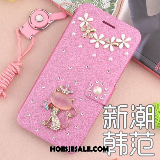 Xiaomi Redmi 6 Hoesje Met Strass Mobiele Telefoon Rood Hoes Leren Etui Aanbiedingen