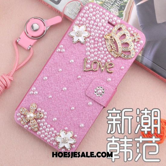 Xiaomi Redmi 6 Hoesje Met Strass Mobiele Telefoon Rood Hoes Leren Etui Aanbiedingen