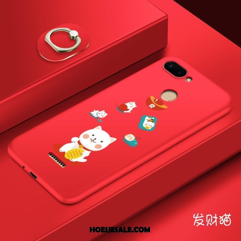 Xiaomi Redmi 6 Hoesje Mobiele Telefoon All Inclusive Bescherming Rood Anti-fall Korting