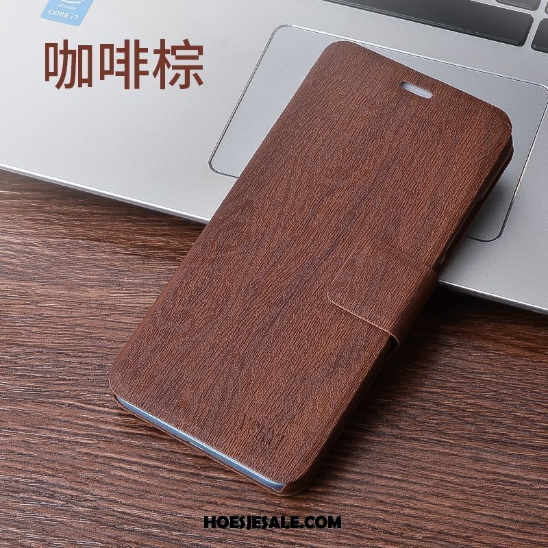 Xiaomi Redmi 6 Hoesje Rood Tempereren Mini Clamshell Leren Etui Sale