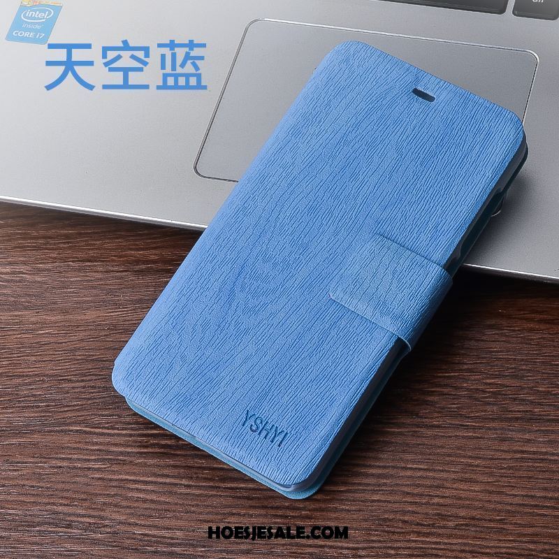 Xiaomi Redmi 6 Hoesje Rood Tempereren Mini Clamshell Leren Etui Sale