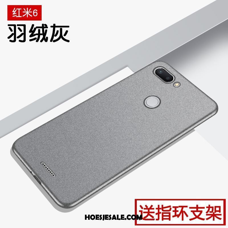 Xiaomi Redmi 6 Hoesje Siliconen Nieuw Mode Rood Mobiele Telefoon Goedkoop