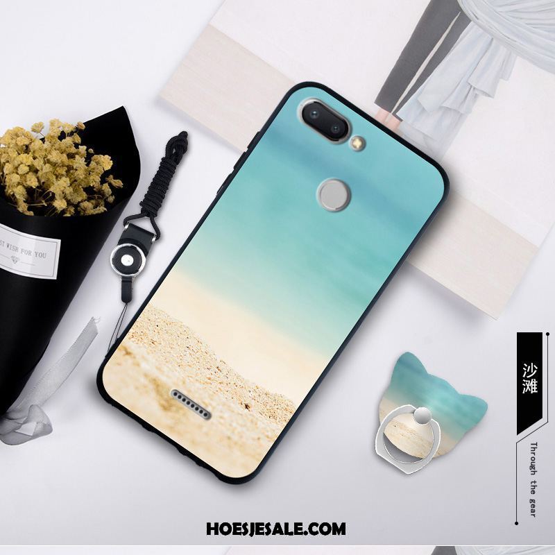 Xiaomi Redmi 6 Hoesje Skärmskydd Hanger All Inclusive Bescherming Net Red Goedkoop