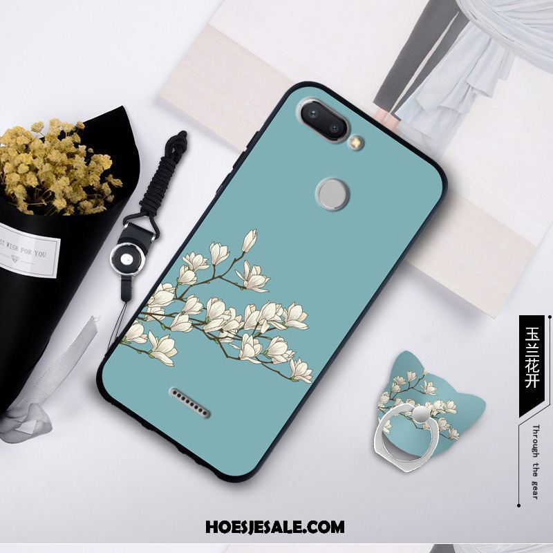 Xiaomi Redmi 6 Hoesje Skärmskydd Hanger All Inclusive Bescherming Net Red Goedkoop