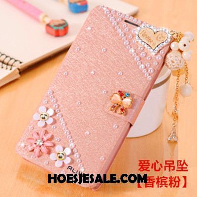 Xiaomi Redmi 6 Hoesje Trend Leren Etui Bescherming Met Strass Rood Winkel