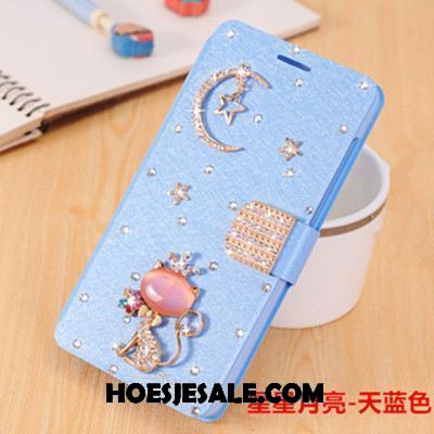 Xiaomi Redmi 6 Hoesje Trend Leren Etui Bescherming Met Strass Rood Winkel