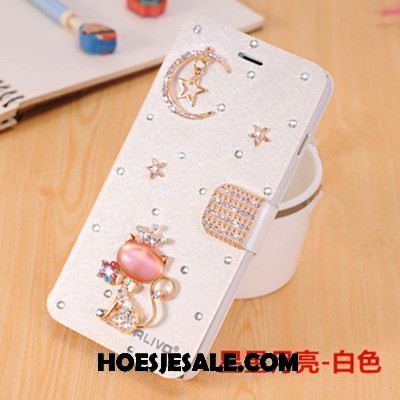 Xiaomi Redmi 6 Hoesje Trend Leren Etui Bescherming Met Strass Rood Winkel