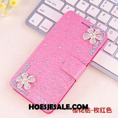 Xiaomi Redmi 6 Hoesje Trend Leren Etui Bescherming Met Strass Rood Winkel