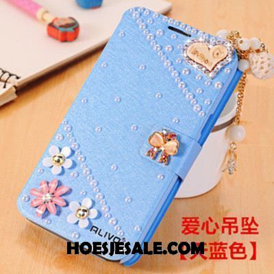 Xiaomi Redmi 6 Hoesje Trend Leren Etui Bescherming Met Strass Rood Winkel