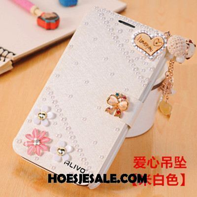 Xiaomi Redmi 6 Hoesje Trend Leren Etui Bescherming Met Strass Rood Winkel