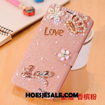 Xiaomi Redmi 6 Hoesje Trend Leren Etui Bescherming Met Strass Rood Winkel