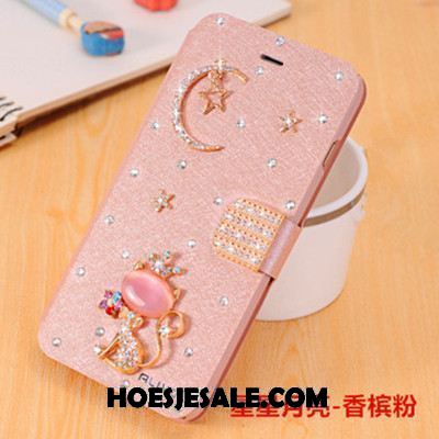 Xiaomi Redmi 6 Hoesje Trend Leren Etui Bescherming Met Strass Rood Winkel