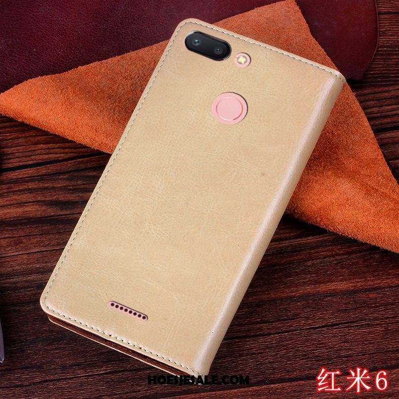 Xiaomi Redmi 6 Hoesje Zacht Bescherming Anti-fall Rood Mobiele Telefoon Korting