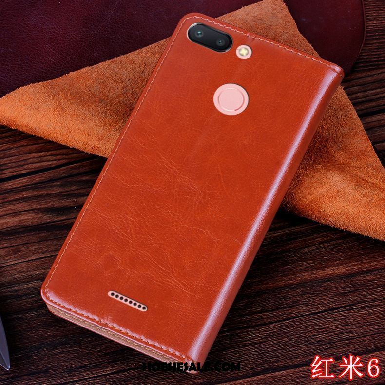 Xiaomi Redmi 6 Hoesje Zacht Bescherming Anti-fall Rood Mobiele Telefoon Korting