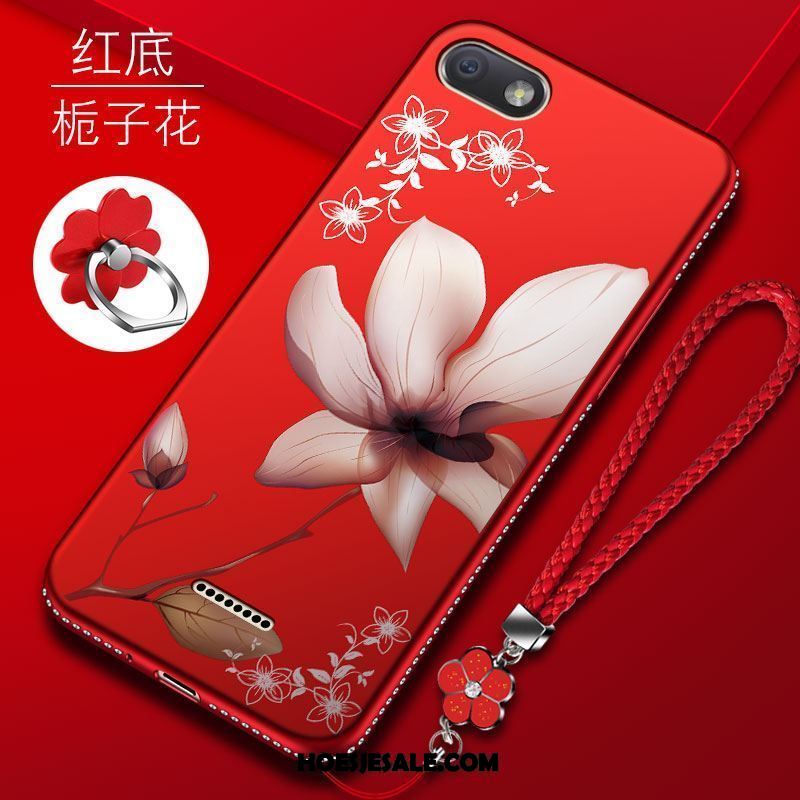 Xiaomi Redmi 6a Hoesje Hanger Dun Scheppend Anti-fall Rood Sale