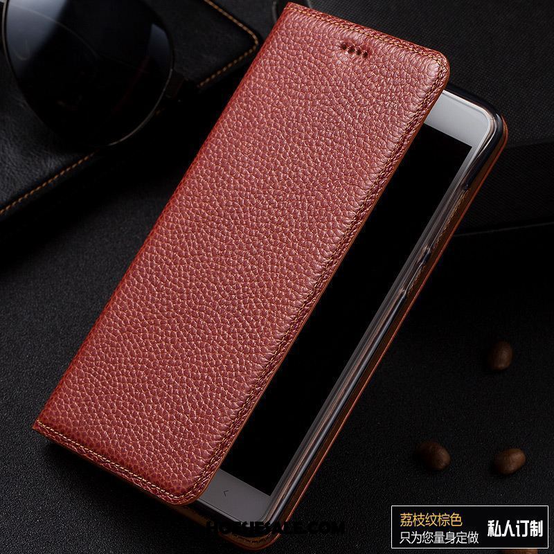 Xiaomi Redmi 6a Hoesje Mobiele Telefoon Soort Aziatische Vrucht Hoes Folio Echt Leer Goedkoop