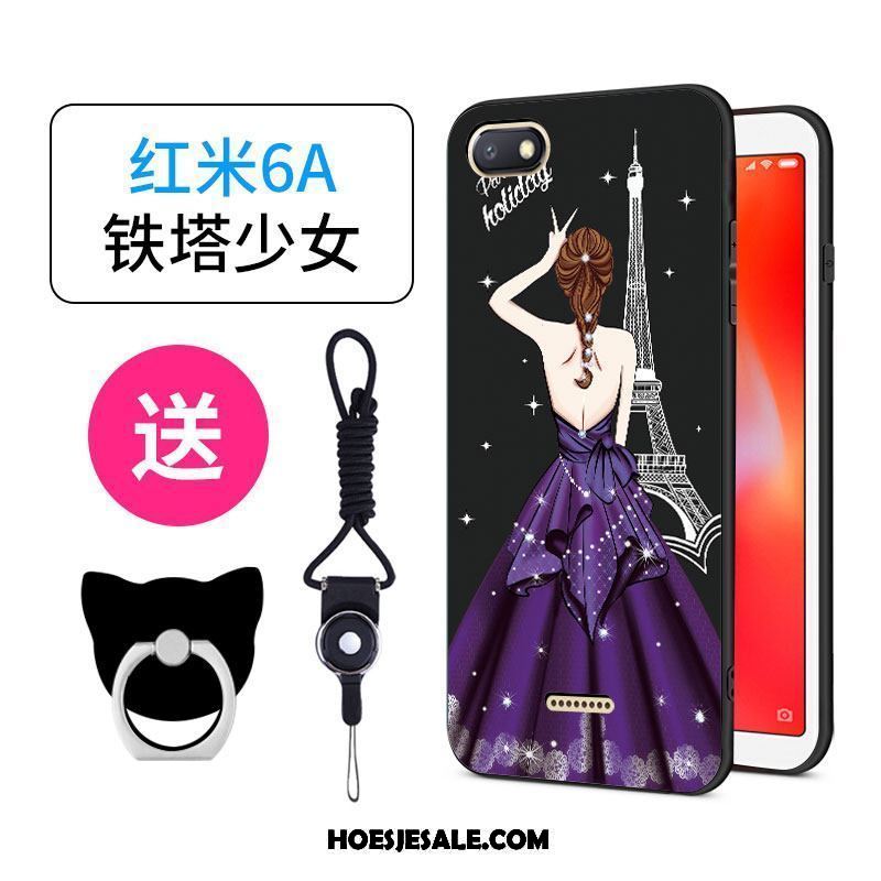 Xiaomi Redmi 6a Hoesje Rood Hanger Persoonlijk Zacht Spotprent Goedkoop