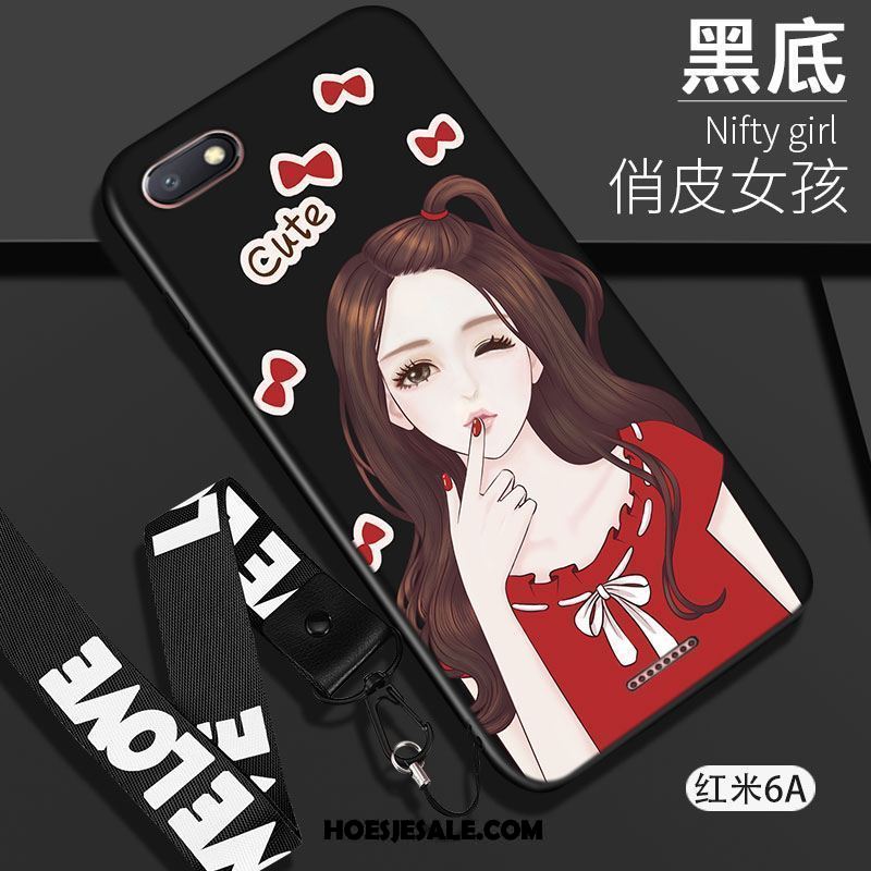 Xiaomi Redmi 6a Hoesje Scheppend Mobiele Telefoon Rood Persoonlijk Zwart Kopen