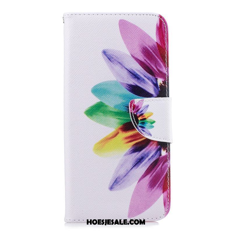 Xiaomi Redmi 6a Hoesje Wit Folio Mobiele Telefoon All Inclusive Leren Etui Korting