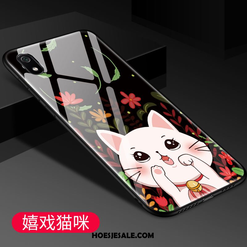 Xiaomi Redmi 7a Hoesje Anti-fall Bescherming Hoes Rood Mini Goedkoop