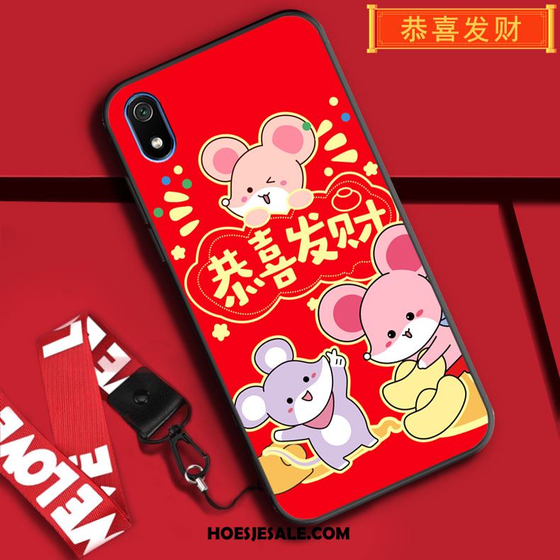 Xiaomi Redmi 7a Hoesje Anti-fall Hoes Spotprent Vreugdevol Zacht Kopen