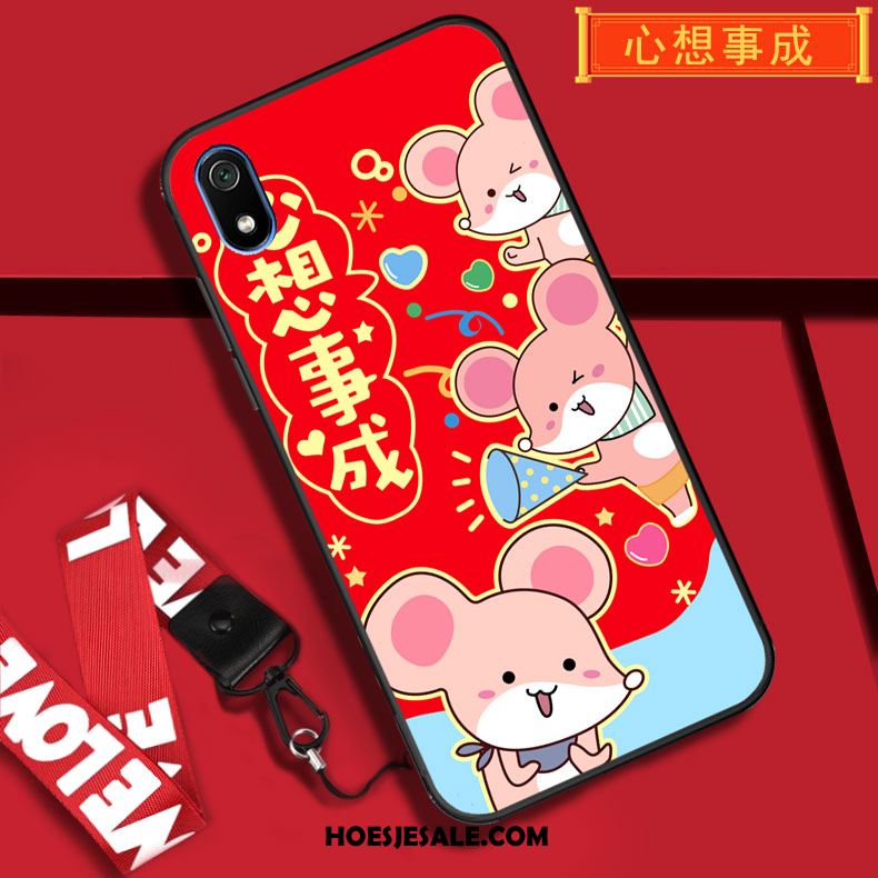 Xiaomi Redmi 7a Hoesje Anti-fall Hoes Spotprent Vreugdevol Zacht Kopen